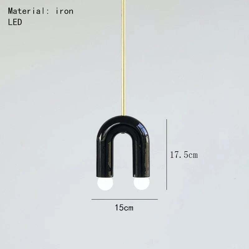 Magnifique lampe suspendue arc-en-ciel E14 - Collection Rainbow Glow | Marco Lucetti G-1 / 5000K