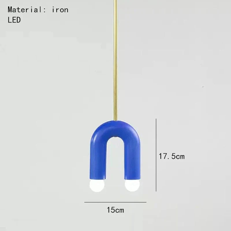 Magnifique lampe suspendue arc-en-ciel E14 - Collection Rainbow Glow | Marco Lucetti G-2 / 5000K