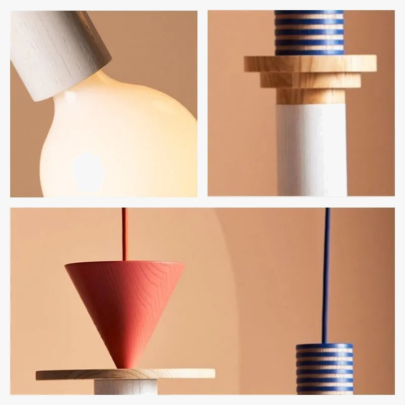 Suspension Memphis LED GeoLights