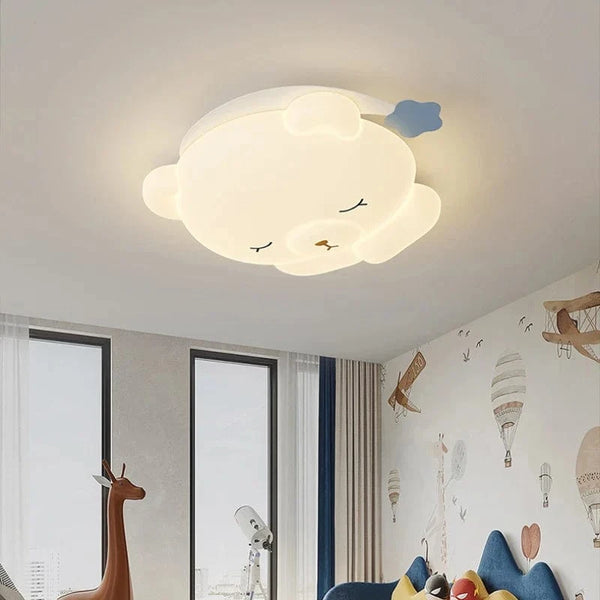 Mignon bonnet de nuit ours pour chambre d'enfants : Plafonnier romantique pour une chambre douillette | Marco Lucetti