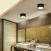 Mini LED Plafonnier Dimmable en Grain de Bois - Éclairage de Surface | Marco Lucetti