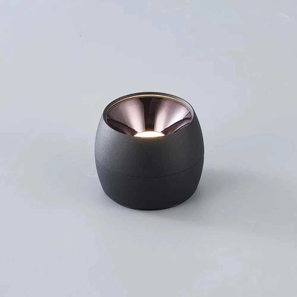 Mini-Spot LED COB Design pour une Décoration de Plafond Moderne | Marco Lucetti Noir / 6000K / 10W à intensité variable