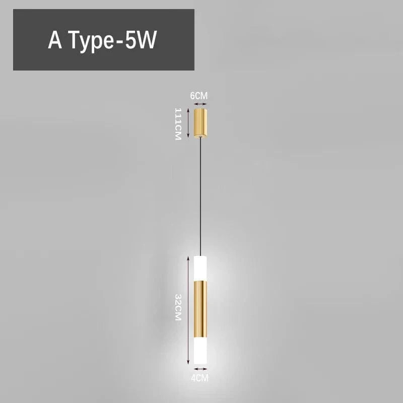 Minilampe LED suspendue pour chambre. | Marco Lucetti 1 PIÈCES UN / Lumière chaude