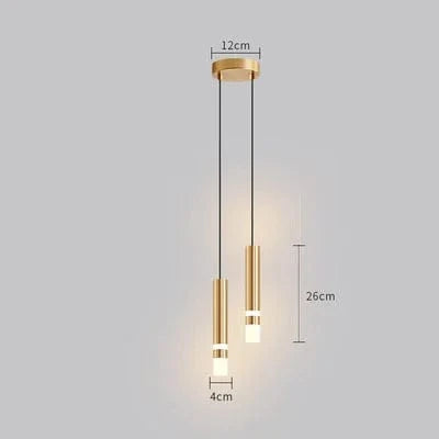 Minilampe LED suspendue pour chambre. | Marco Lucetti Un plus Un / Lumière chaude