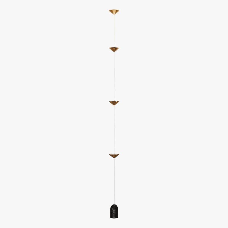 Minimal Nordic - Chevet Lampadaire LED Moderne en Métal et Marbre | Marco Lucetti