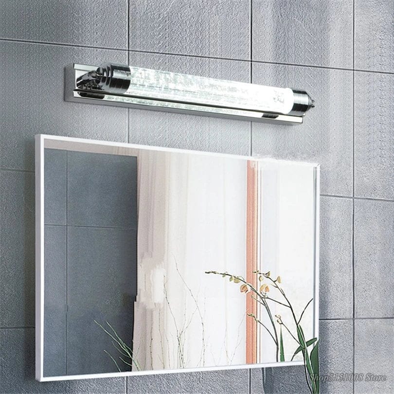 Miroir de Vanité Cristal Minimaliste Moderne avec Lumières LED | Marco Lucetti