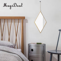 Miroir Losange Doré Suspendu Frame | Marco Lucetti
