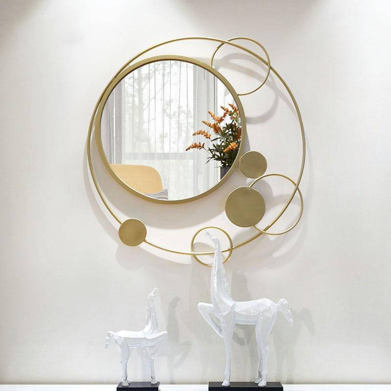 Miroir mural design à ronds multiples "Porch" | Marco Lucetti