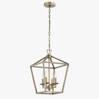 Suspension dorée LED BirdsCage