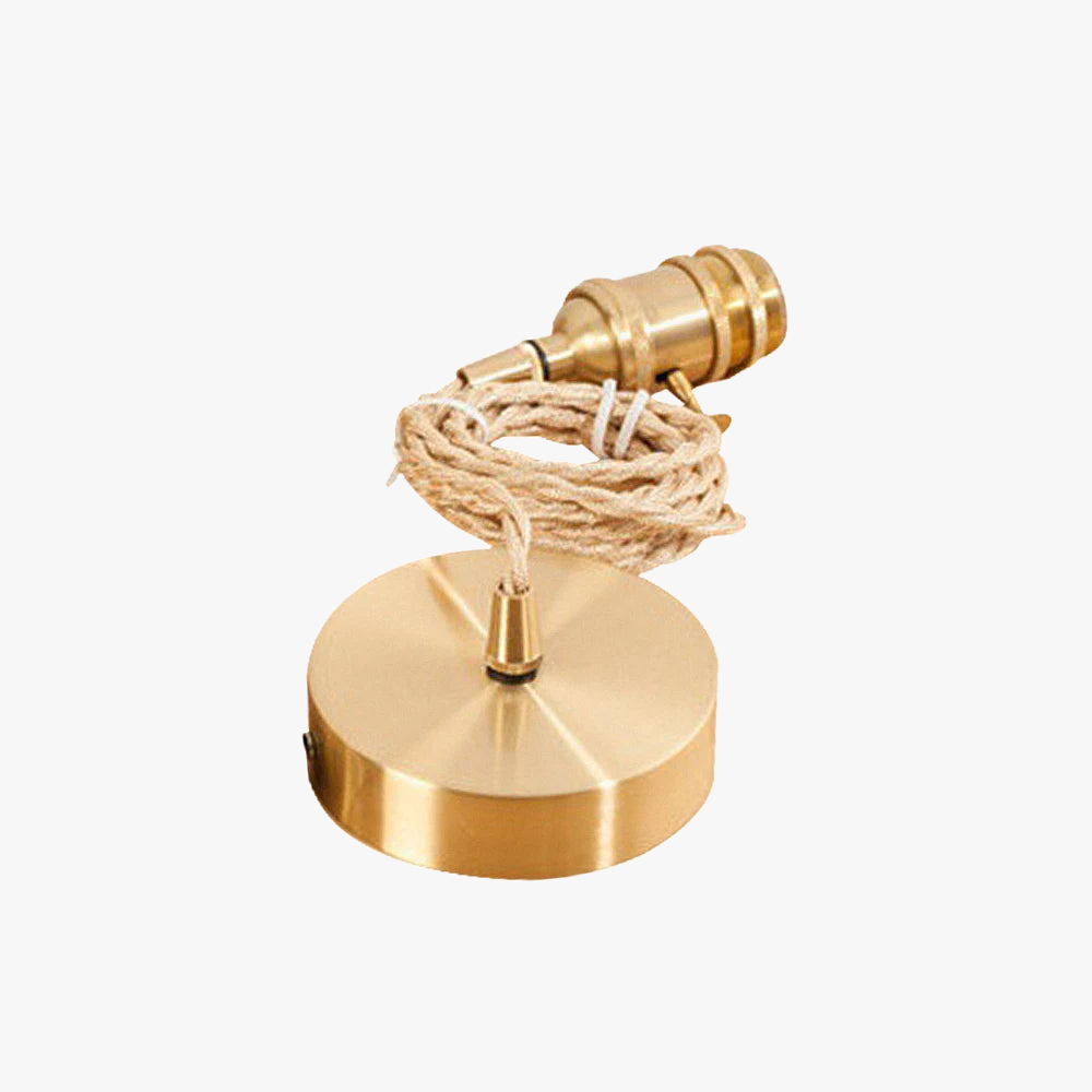 Suspension conique en verre contemporaine Edison.