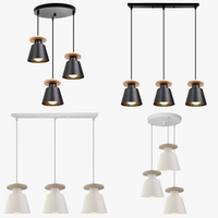 Suspension luminaire LED moderne pour salle à manger et cuisine