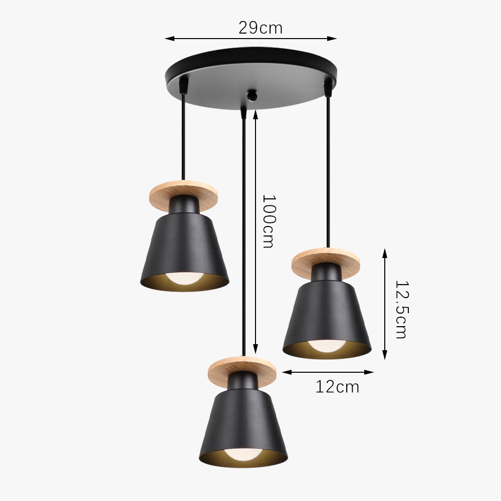 Suspension luminaire LED moderne pour salle à manger et cuisine