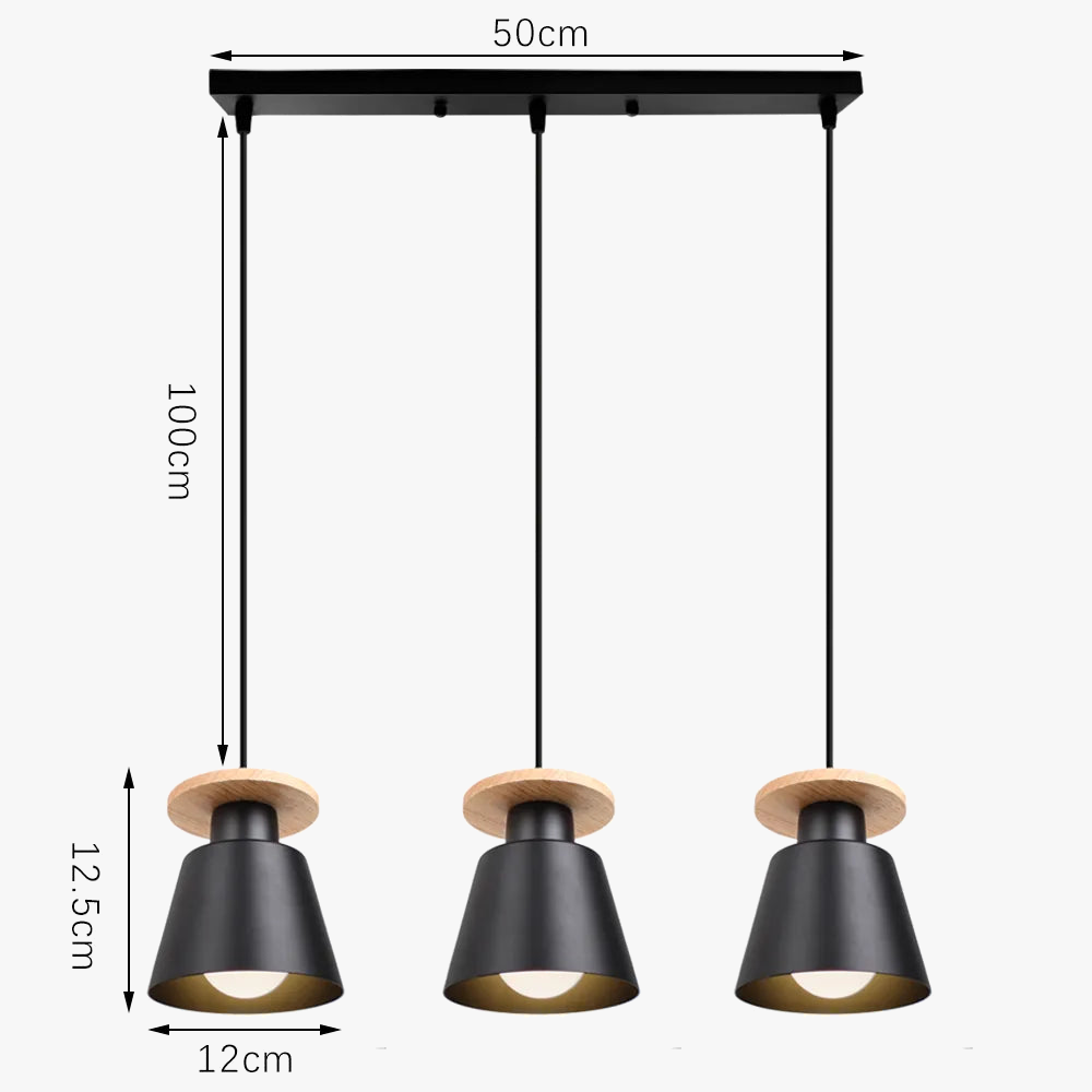 Suspension luminaire LED moderne pour salle à manger et cuisine