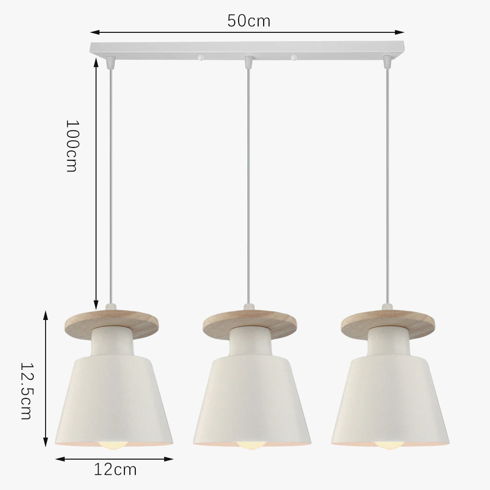 Suspension luminaire LED moderne pour salle à manger et cuisine