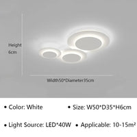 Plafonnier LED minimaliste au design contemporain