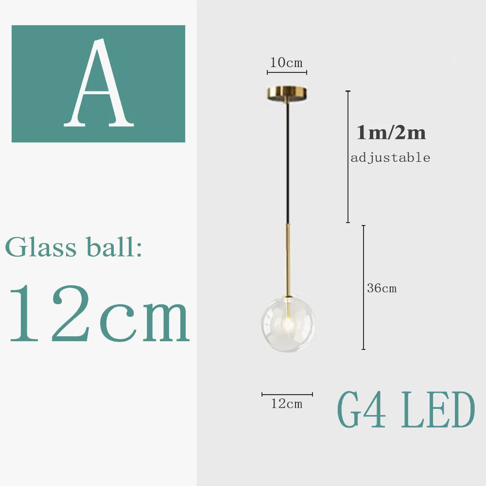 Suspension LED Nordic Design Futuriste