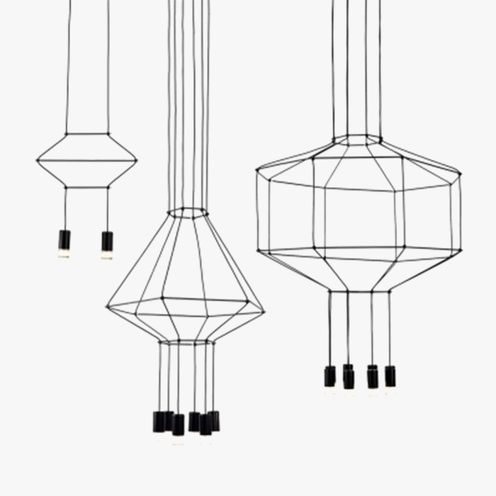 Lustre Moderne Métallique Nordique