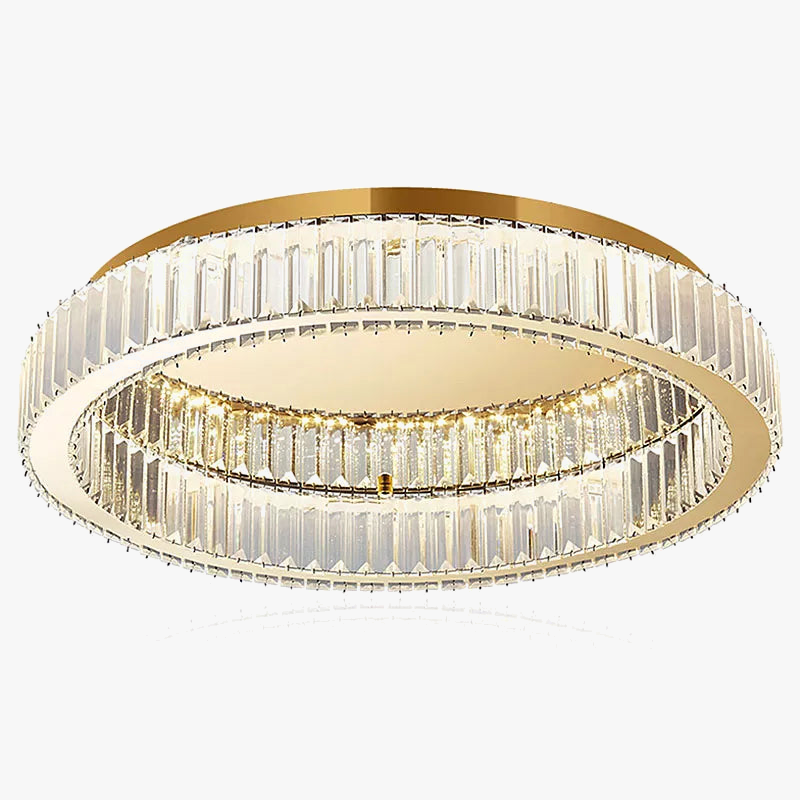 Plafonnier LED Crystal Round