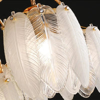 MODERNE LUXE CRISTAL PLUME - Lustre SANDYHA LED Suspension - Déco Maison | Marco Lucetti