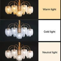 MODERNE LUXE CRISTAL PLUME - Lustre SANDYHA LED Suspension - Déco Maison | Marco Lucetti