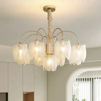 MODERNE LUXE CRISTAL PLUME - Lustre SANDYHA LED Suspension - Déco Maison | Marco Lucetti