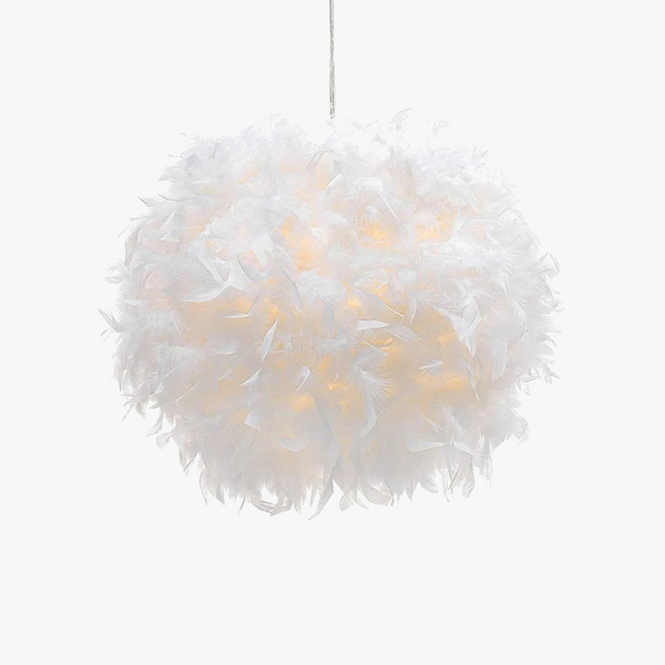 Suspension Luminaire LED Moderne Nordique Vintage Loft Plume - Déco Maison