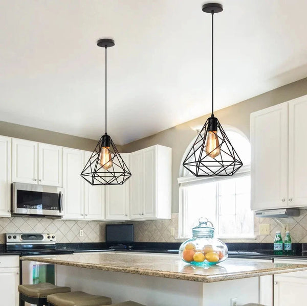 Moderne Vintage Loft Lampe Suspension LED Lustre Rétro en Fer pour Maison Salon et Cuisine | Marco Lucetti