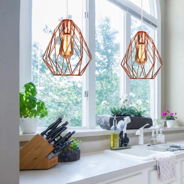 Moderne Vintage Loft Lampe Suspension LED Lustre Rétro en Fer pour Maison Salon et Cuisine | Marco Lucetti