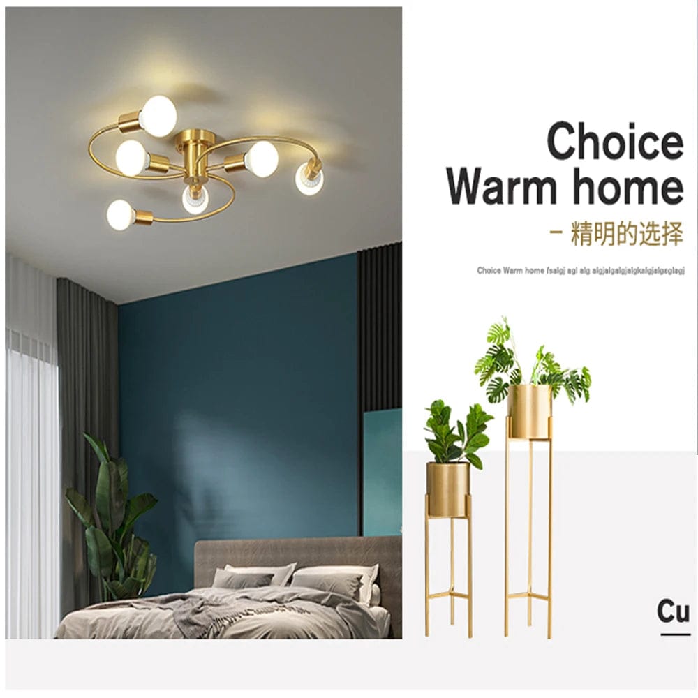 Modren - Suspension nordique en fer à plusieurs têtes | Marco Lucetti