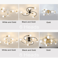 Modren - Suspension nordique en fer à plusieurs têtes | Marco Lucetti