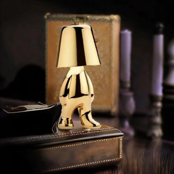 Lampe de Chevet Vintage Métal - Silver Luxe