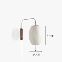 Nelson - Éclairage Design Japandi en Soie pour Salon et Chambre | Marco Lucetti