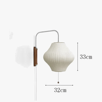 Nelson - Éclairage Design Japandi en Soie pour Salon et Chambre | Marco Lucetti