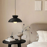 Nordic Bowl-Shaped Cream Style Modern Suspension LED Chandelier for Wabi Sabi Restaurant Decor | Marco Lucetti