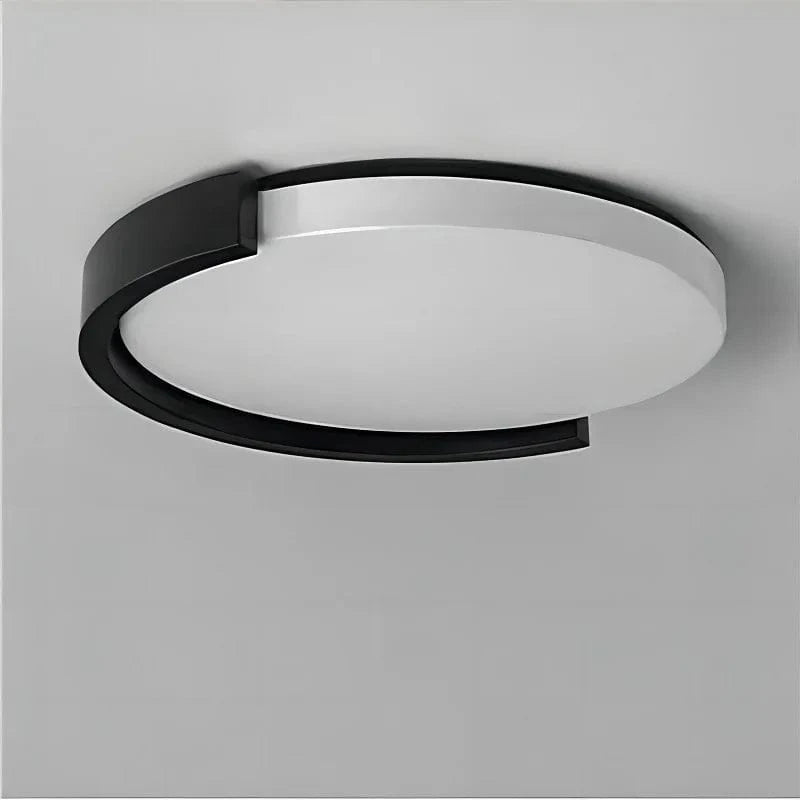 Nordic Design: Plafonnier LED Simple et Créatif - Dernière Version | Marco Lucetti Noir / Diamètre 40 cm