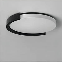 Nordic Design: Plafonnier LED Simple et Créatif - Dernière Version | Marco Lucetti Noir / Diamètre 40 cm