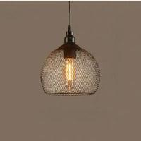 Nordic Restaurant & Bar - Éclairage Salon Passerelle Rétro Or Rose Cage à Oiseaux Luminaire Créatif Moderne Lustre Simple | Marco Lucetti B1black Tête unique / Sans compter la lumière