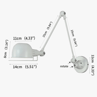 Nordic Retro - Applique Murale Long Bras Réglable pour Chambre - Design Créatif - Luminaria Moderne | Marco Lucetti