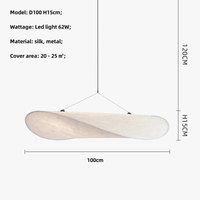 Nordic Silk LED Suspension Lights for Wabi Sabi Home Decor | Marco Lucetti