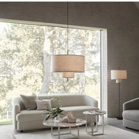 Suspension Art en lin pour un style nordique et moderne