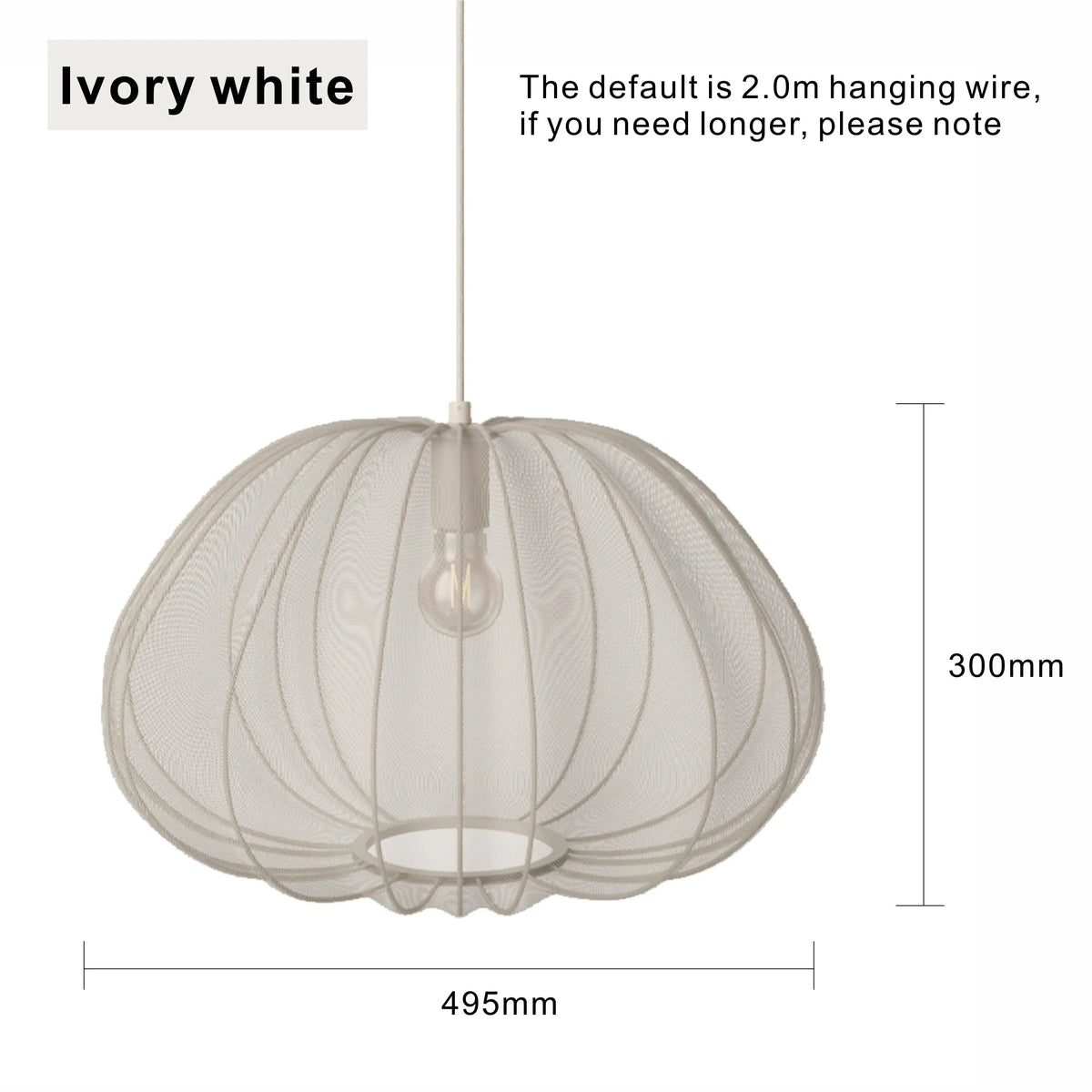 Lampe Suspension Nordique Moderne pour Salon Chambre Restaurant
