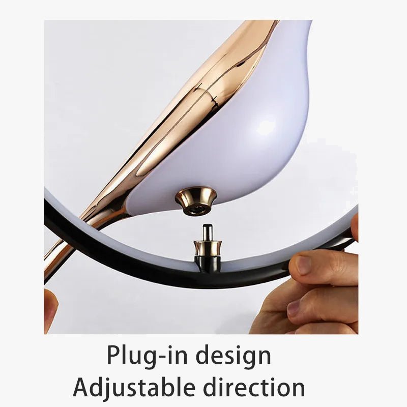 Suspension luminaire Nordique Créatif LED "Luxury Glow"