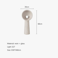 Lampe de Bureau Nordique Créatif Rétro LED, Idéal pour Décoration Maison