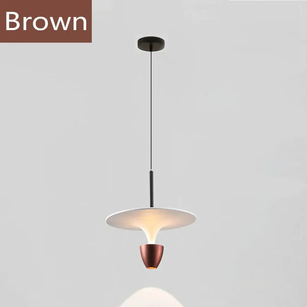 Nordique Créatif Lustre LED Suspension UFO - Éclairage Intérieur de Marque | Marco Lucetti Brun / 110V