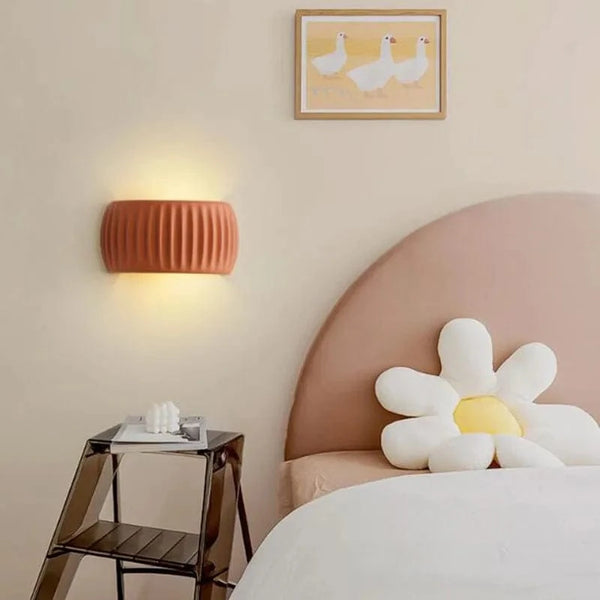 Nordique Crème Mur LED Lumière Applique Décoration Citrouille Forme Lampe | Marco Lucetti