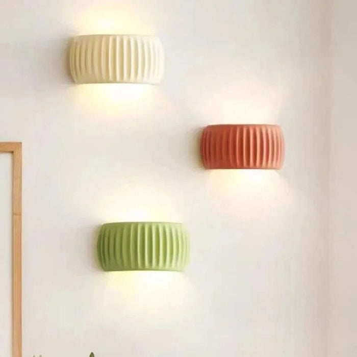 Nordique Crème Mur LED Lumière Applique Décoration Citrouille Forme Lampe | Marco Lucetti