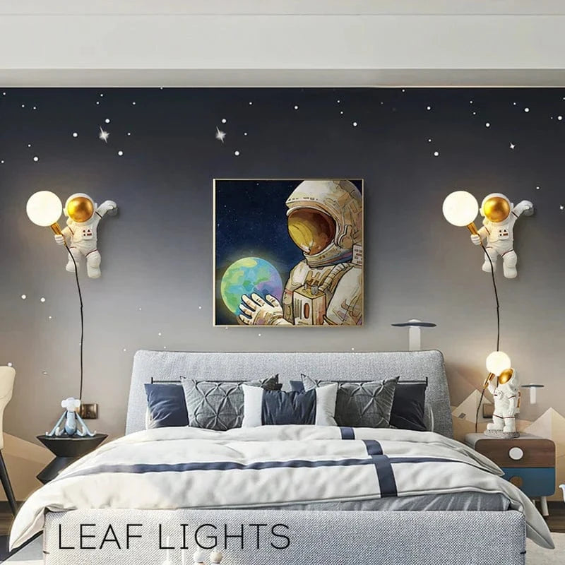 Nordique - Éclairage LED de style astronaute lunaire pour une décoration tendance à la maison | Marco Lucetti