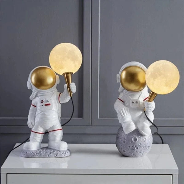 Nordique - Éclairage LED de style astronaute lunaire pour une décoration tendance à la maison | Marco Lucetti