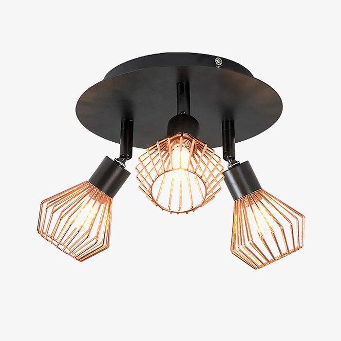 Plafonnier projecteur Nordique Led G9 pour salon et chambre - Lustre lumineux vintage et moderne