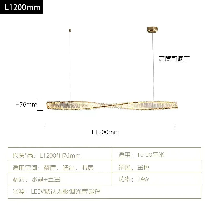 LED Lumière de Luxe Nordique Cristal pour Applique Murale Postmoderne Chic